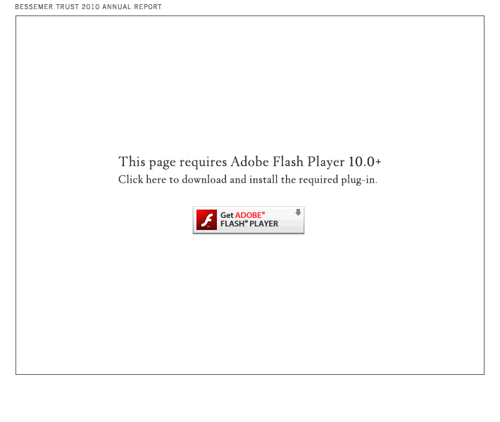 You need the Flash player plugin to view this website